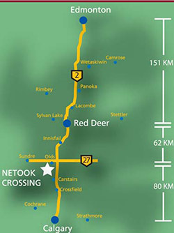 Netook Crossing Location